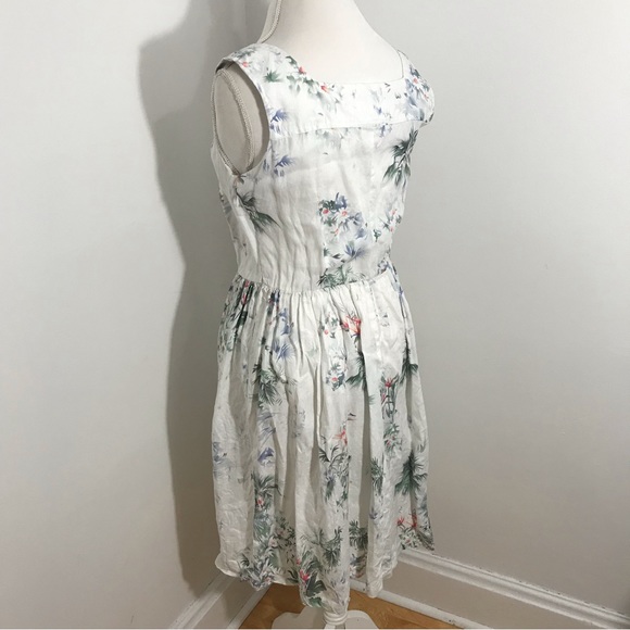 Malvin Floral Linen Dress - Picture 6 of 12